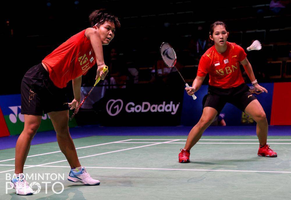 Siti Fadia Silva Ramadhanti/Ribka Sugiarto di Piala Sudirman 2021 (Dok. BadmintonPhoto)