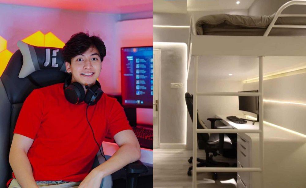 9 Potret Sudut Kamar Jeffry Reksa, Area Buat Gamingnya Kece!