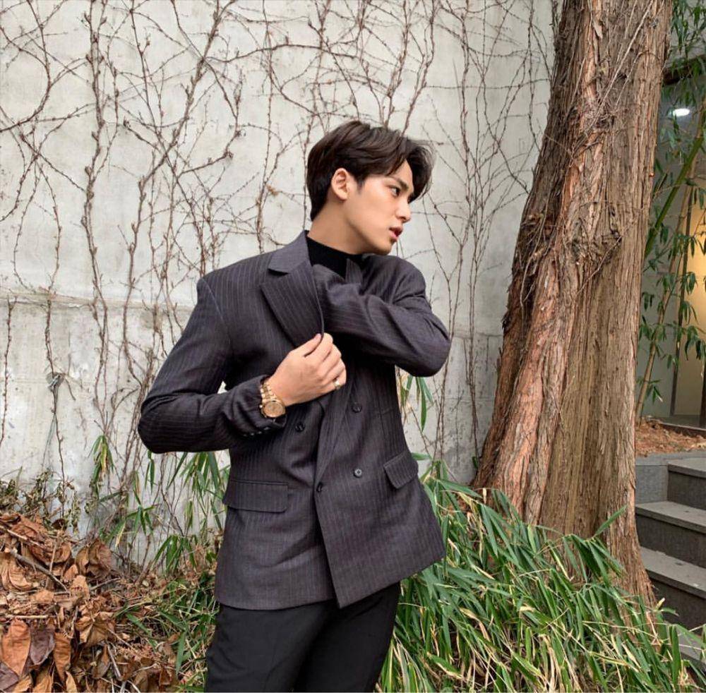 OOTD ala Mingyu SEVENTEEN (Instagram.com/min9yu_k)