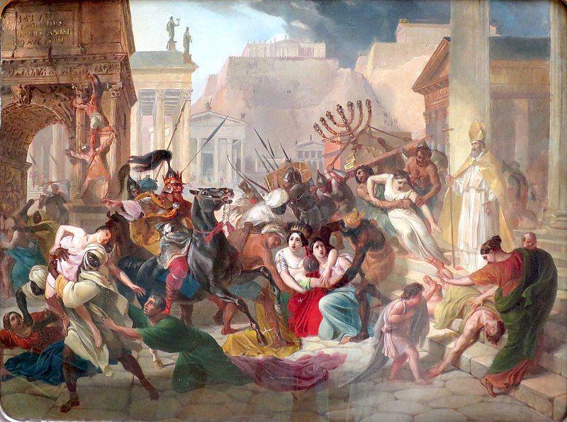 penjarahan Kota Roma oleh bangsa Vandal pada tahun 455 (commons.wikimedia.org/Karl Bryullov)