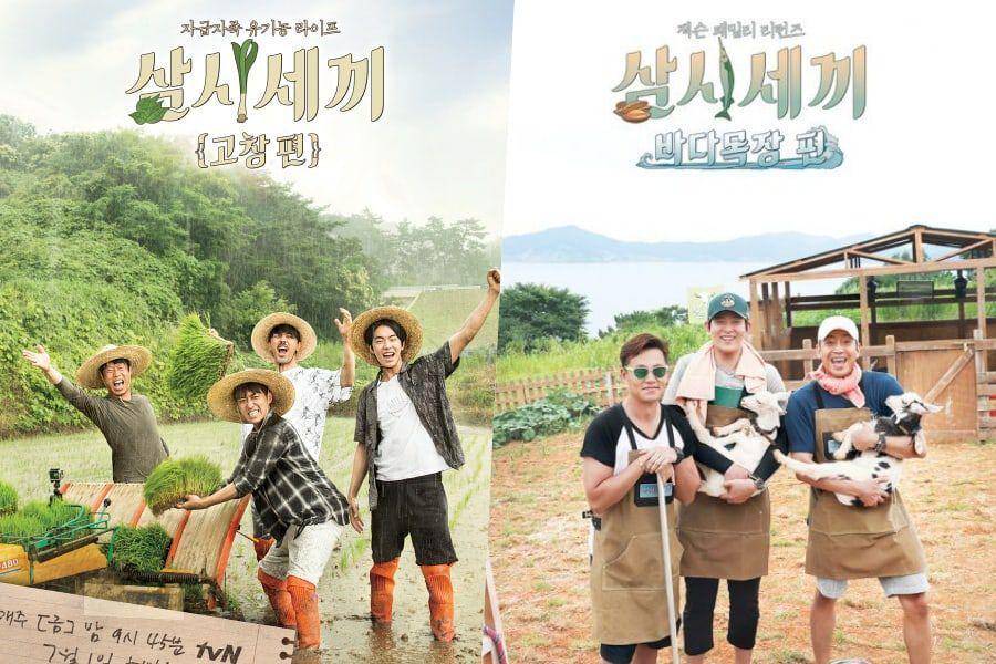 Poster variety show Three Meals a Day (dok. tvN via soompi.com)