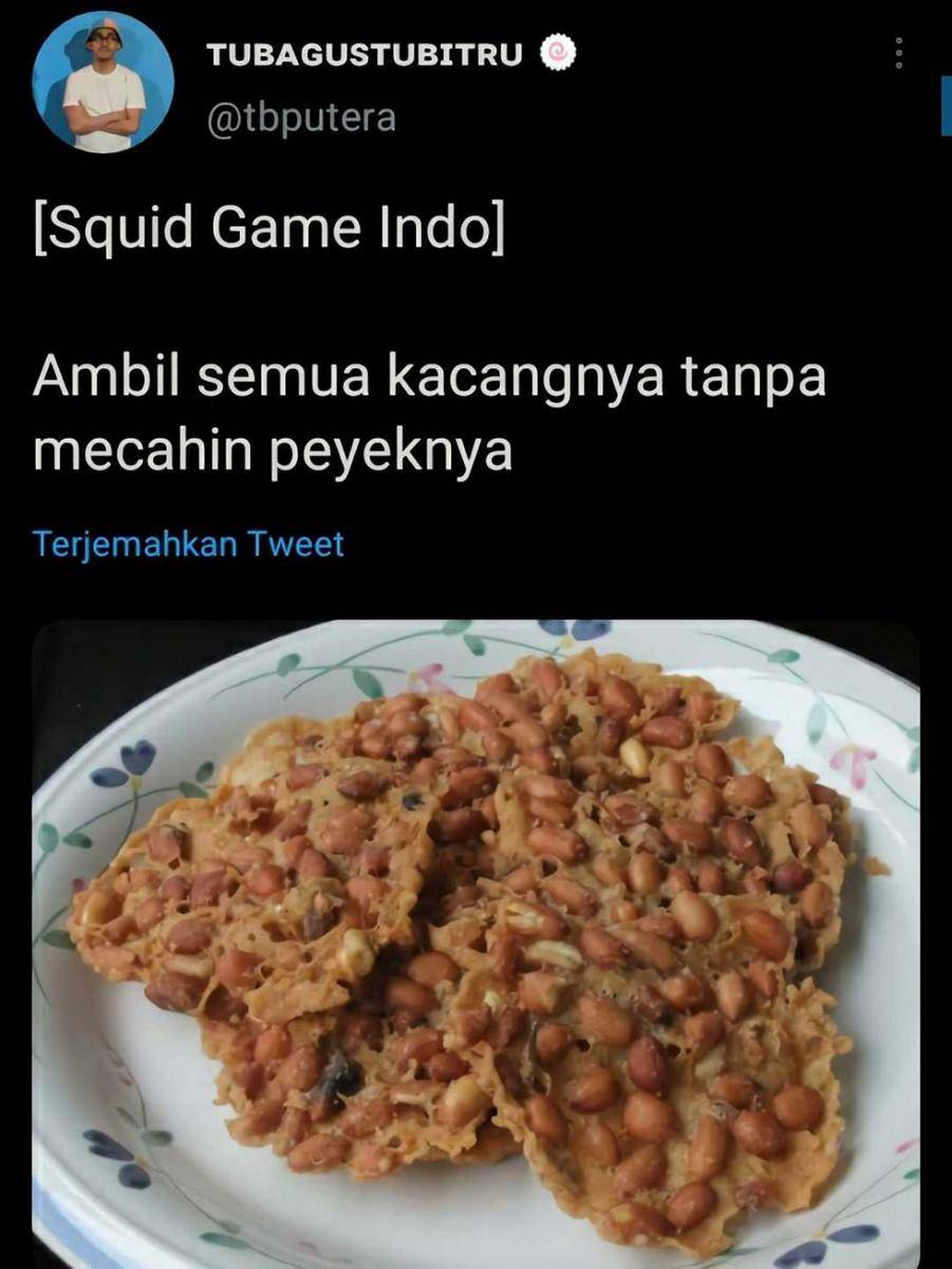 tweet lucu 'Squid Game' lokal (twitter.com/tbputera)