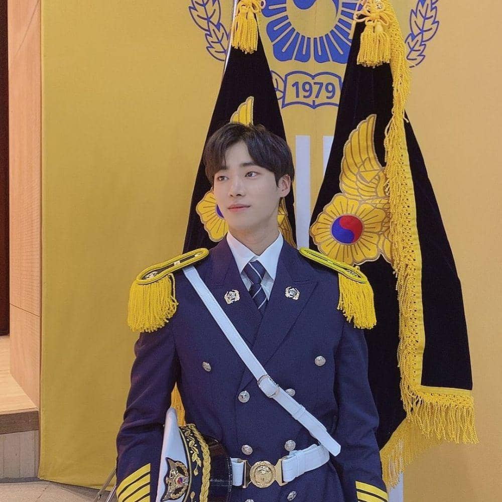 Choo Young Woo di balik layar Police University (instagram.com/cu.young)