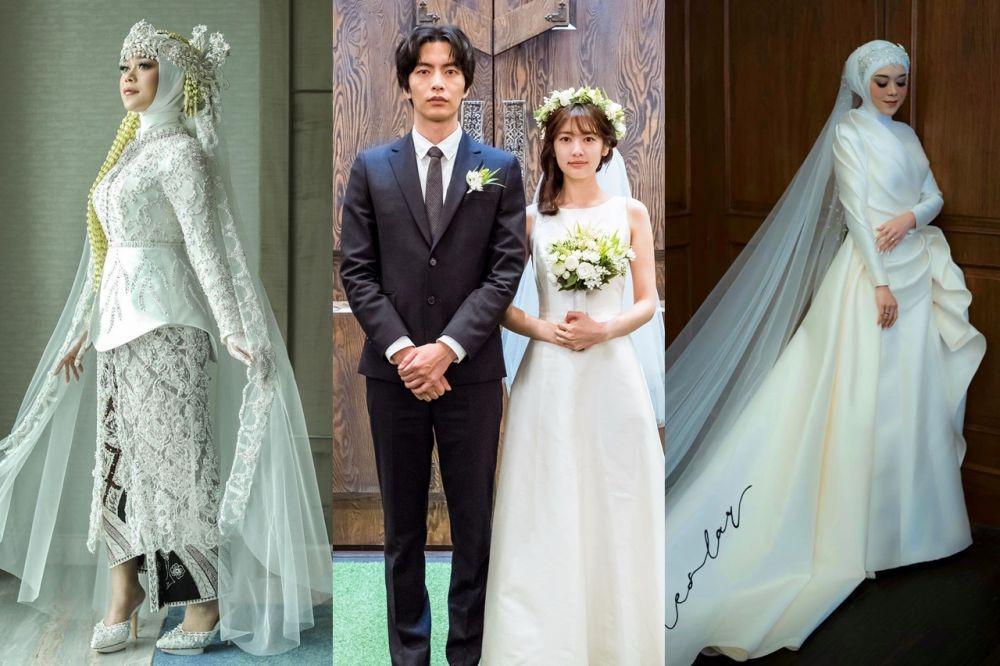 9 Ragam Baju Pernikahan dengan Veil, Sentuhan Klasik-Modern