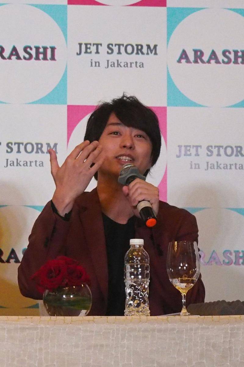 Sho Sakurai ARASHI di Jakarta 2019 (IDN Times/Triadanti)