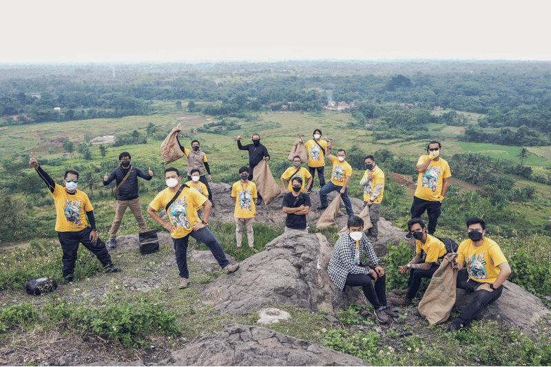 One Ride Royal Enfield di Gunung Cabe, Parung / Dok Royal Enfield Indonesia