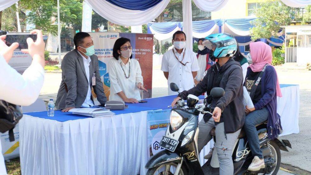Perum Perumnas menggelar akad kredit massal KPR secara drive-thru. (dok. Perumnas)
