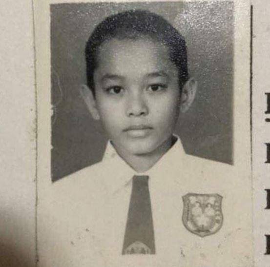 pas foto artis zaman SD (Instagram.com/gilangdirga)