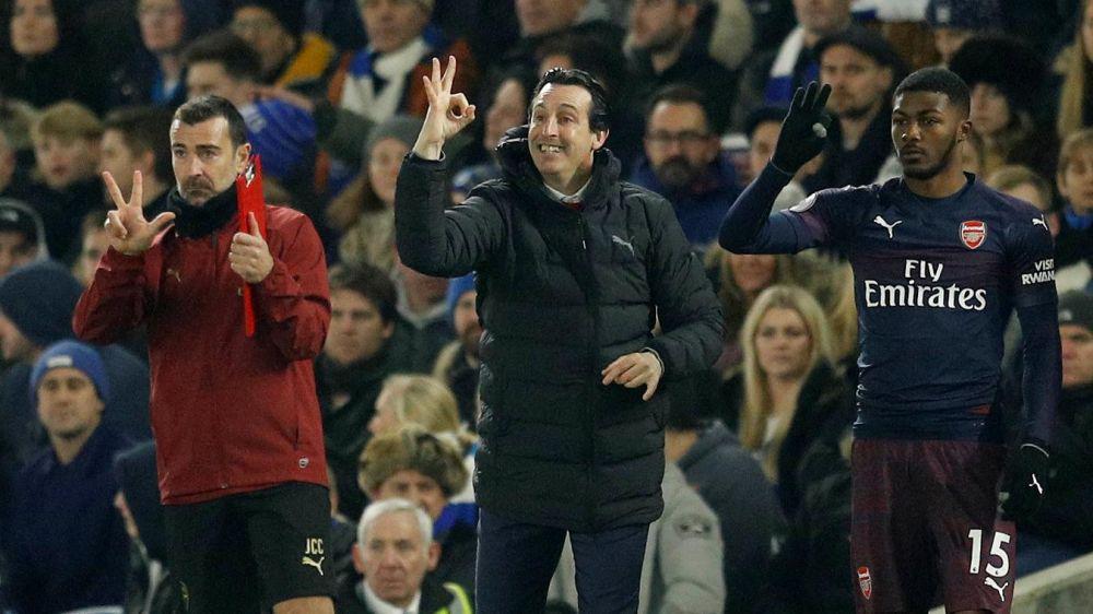 Juan Carlos Carcedo, Unai Emery dan Maitland-Niles (premierleague.com)