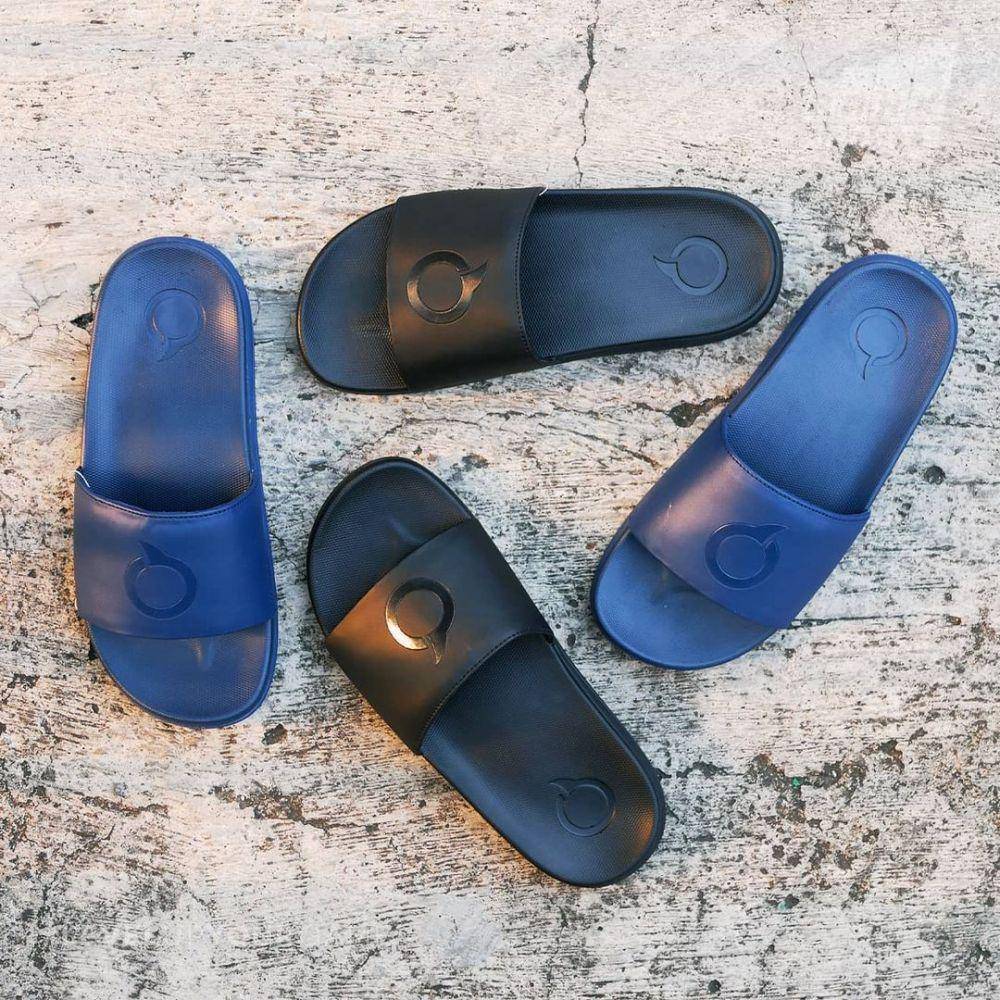 ilustrasi sandal slip on pria merek lokal. (instagram.com/ranksports.glc)