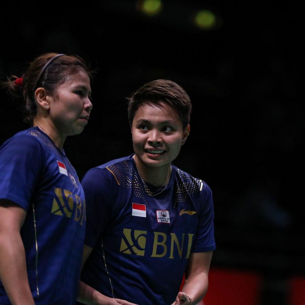 Greysia Polii/Apriyani Rahayu di Piala Sudirman 2021. (instagram.com/bwf.official)