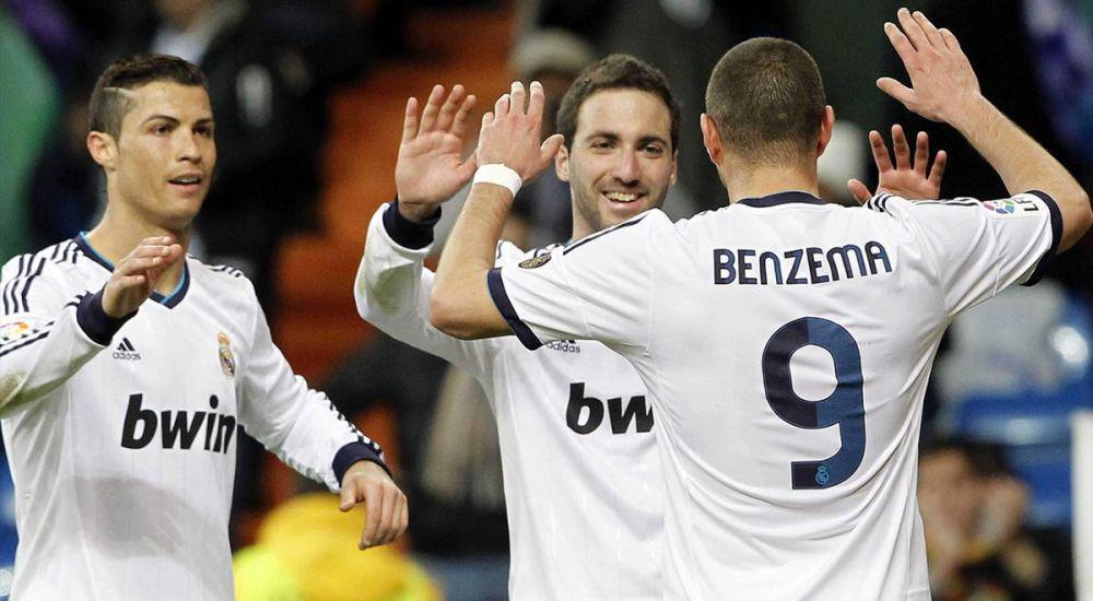 Cristian Romero, Karim Benzema dan Gonzalo Higuain (larepublica.pe)