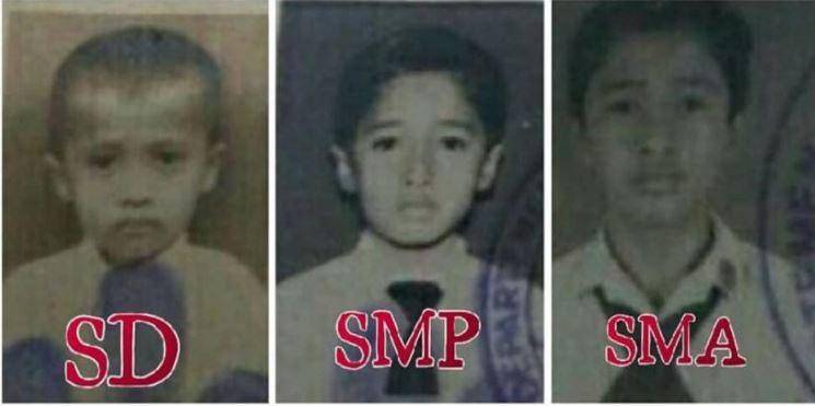 pas foto artis zaman SD (Instagram.com/irfanhakim75)