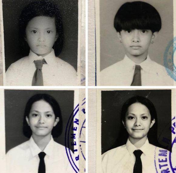 pas foto artis zaman SD (Instagram.com/ersamayori)