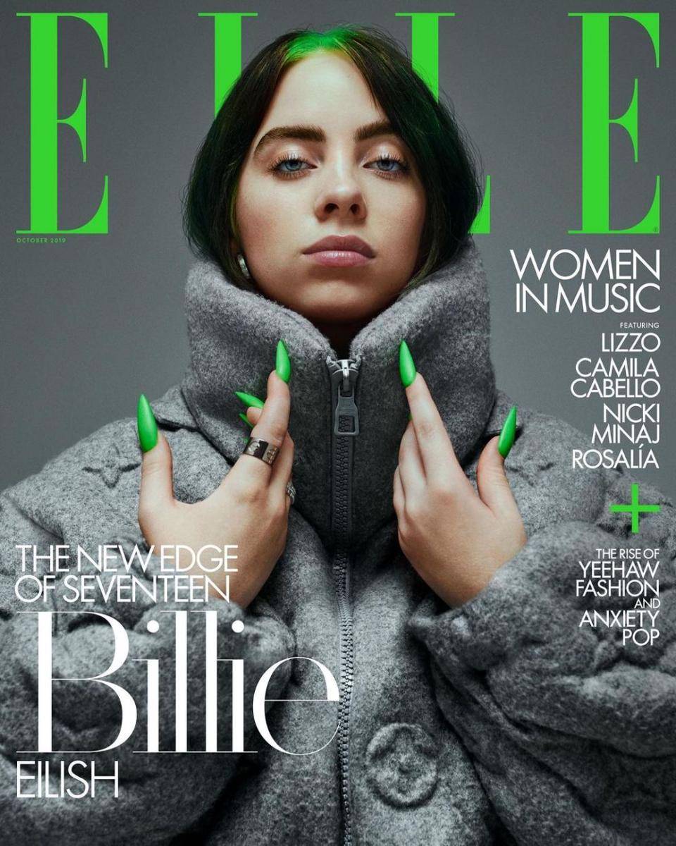 nail art Billie Eilish (instagram.com/billieeilish)