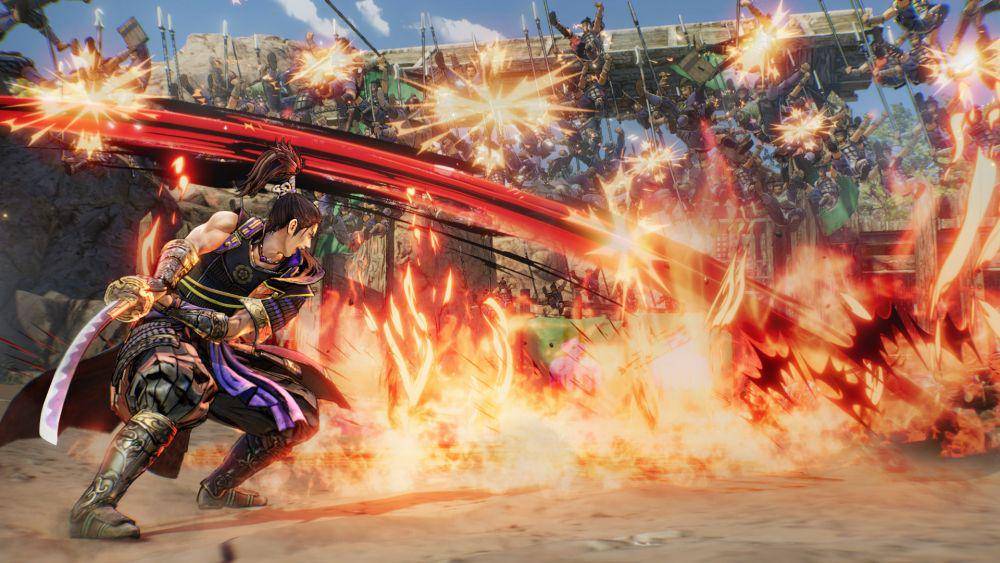 Pertempuran dalam Samurai Warriors 5 epik dan brutal. (dok. Koei Tecmo Games/Samurai Warriors 5)