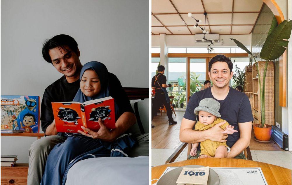9 Potret Aktor Awet Muda dan Buah Hati, bak Kakak Adik!