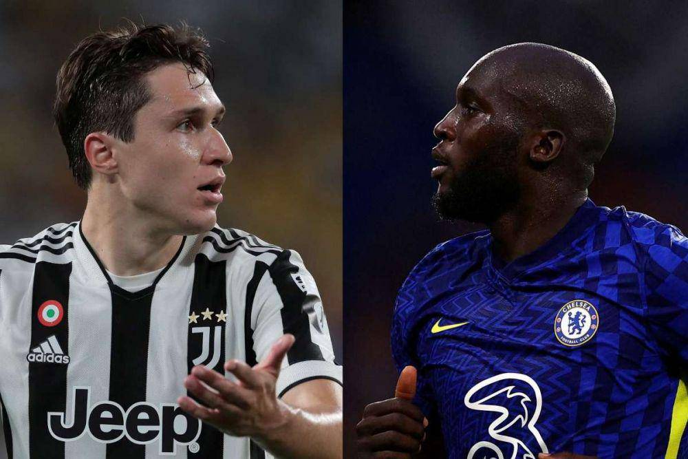 potret Federico Chiesa dan Romelu Lukaku (goal.com)