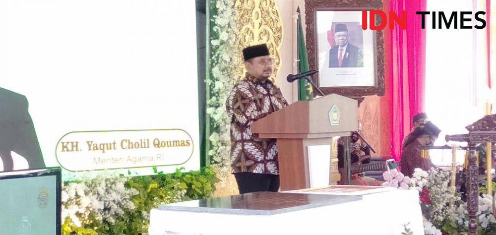 Menteri Agama RI, Yaqut Cholil Qoumas.(IDN Times/Daruwaskita)