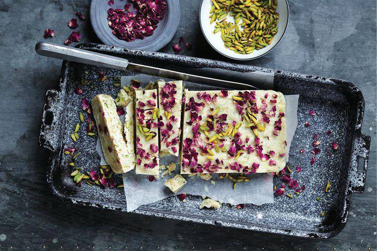 ilustrasi rose halva (delicious.com.au)