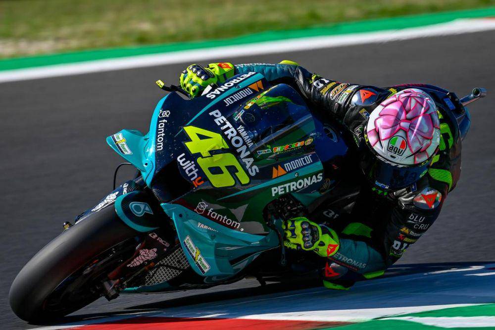 Valentino Rossi pada balapan GP San Marino (motogp.com)