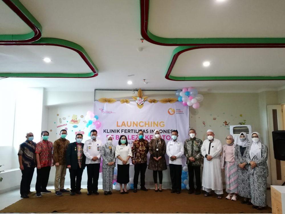 Peresmian Klinik Fertilitas Indonesia di RS Belleza Kedaton, Bandar Lampung, Rabu (29/9/2021). (IDN Times/Istimewa).