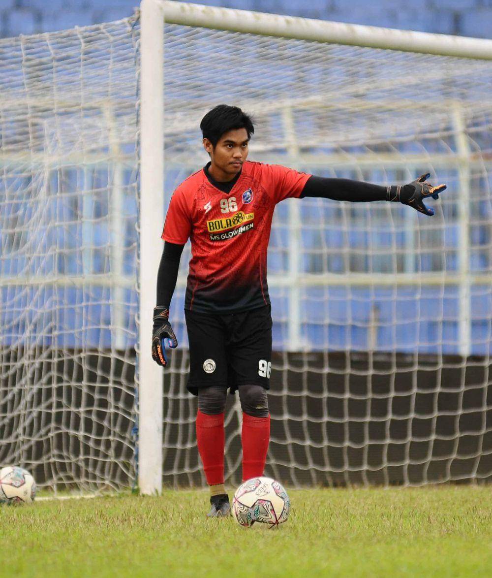 Kurniawan Kartika Ajie resmi dipinjamkan ke Rans Cilegon FC. Dok/Arema FC