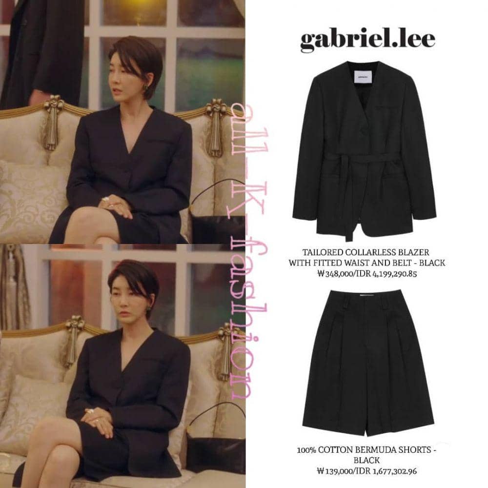 harga fashion item Jin Seo Yeon di One the Woman (instagram.com/allkfashionn)