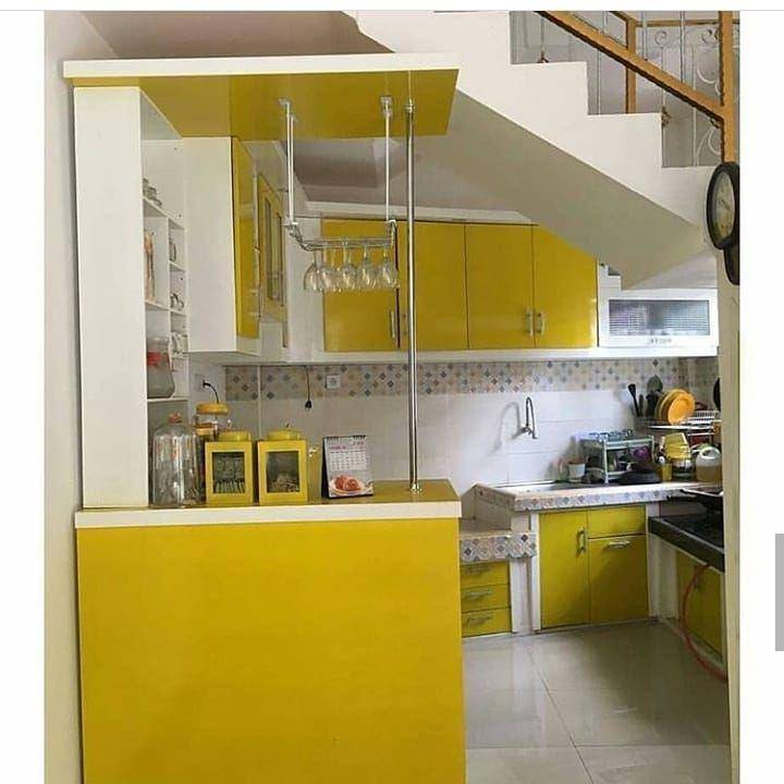 ilustrasi dapur di bawah tangga (instagram.com/decor_dapurku)