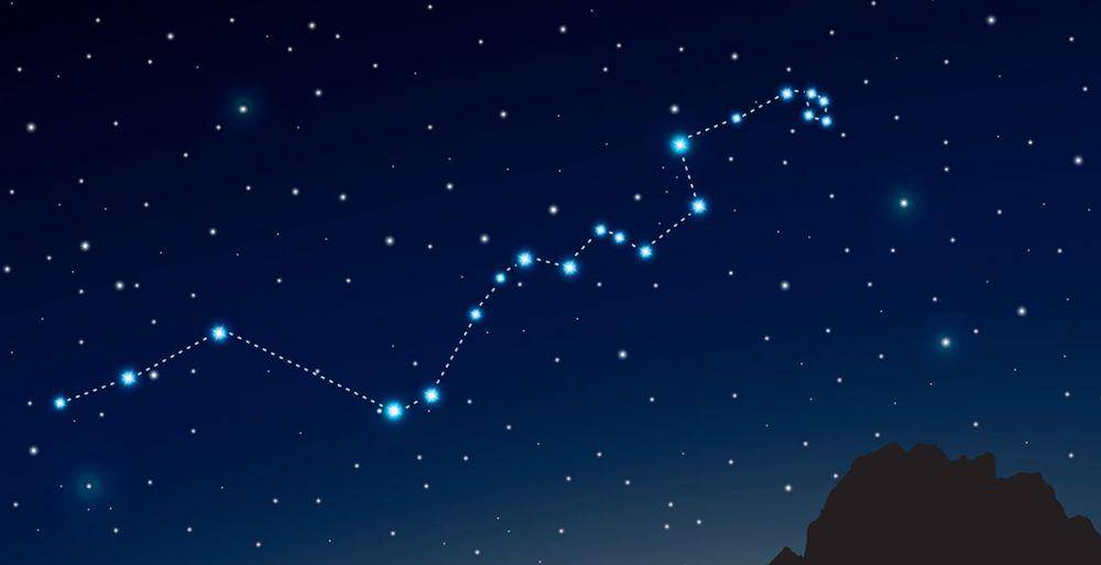 ilustrasi konstelasi Hydra (belowthestars.com)