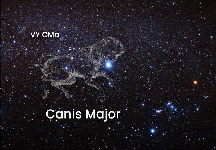 Konstelasi Canis Major (dok. NASA/J. DePasquale)