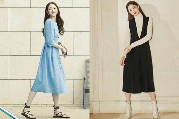 Outfit dress Lee Sung Kyung (instagram.com/sungkyoung__)