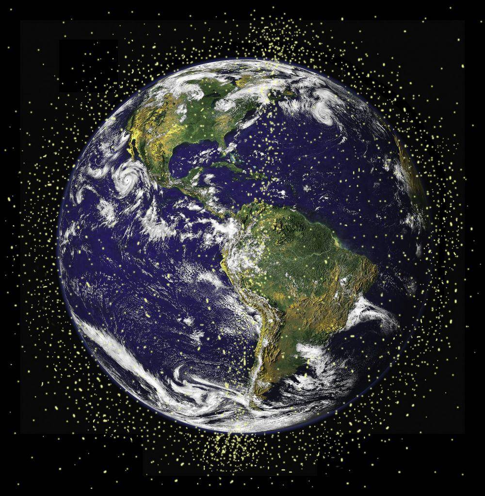 ilustrasi satelit di sekeliling Bumi (nasa.gov)