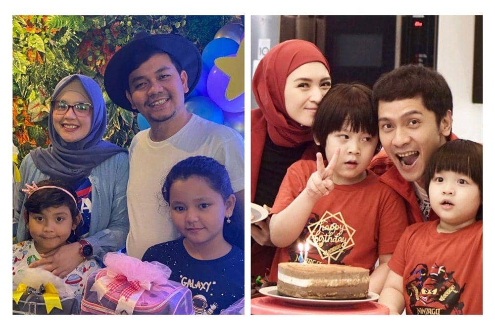 9 Potret Keluarga Presenter yang Kompak dengan Dua Anak