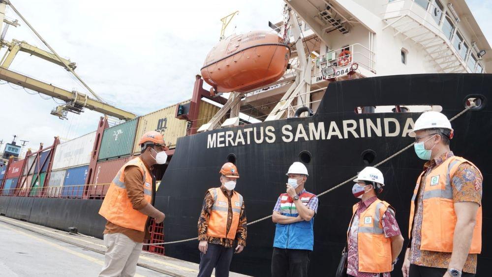 Kapal Meratus Layani Ekspor Impor Perdana Ke Port Klang Malaysia