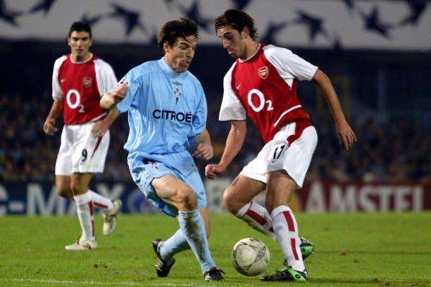partai Celta Vigo vs Arsenal di Liga Champions 2003/04 (twitter.com/classicshirts)