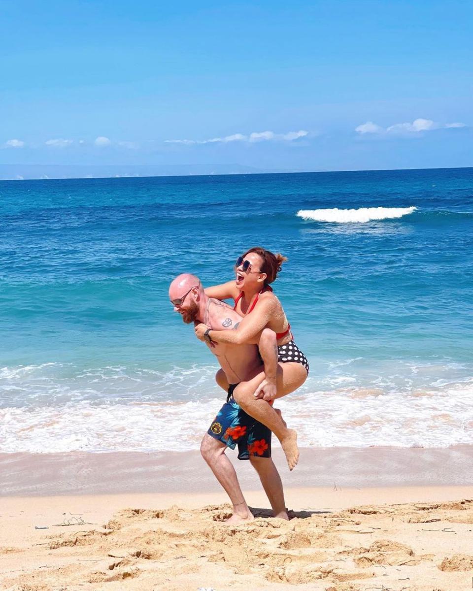 Melaney Ricardo dan Tyson Lynch (instagram.com/melaney_ricardo)