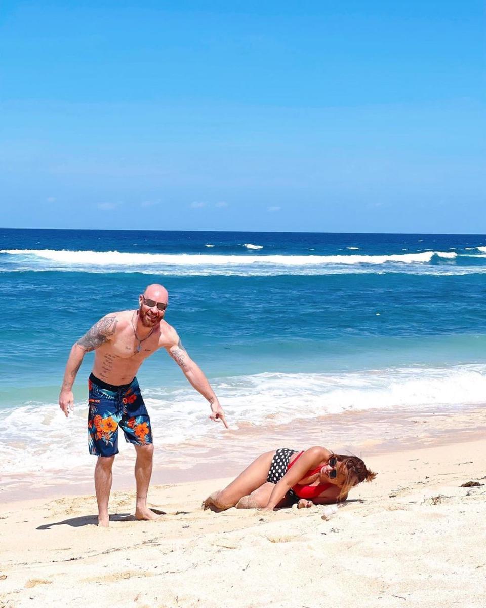 Melaney Ricardo dan Tyson Lynch (instagram.com/melaney_ricardo)