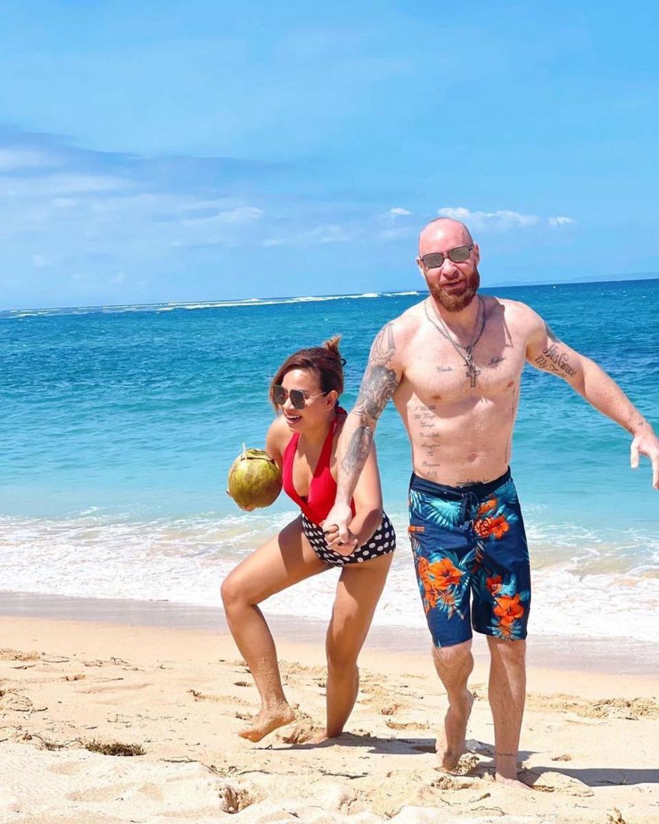 Melaney Ricardo dan Tyson Lynch (instagram.com/melaney_ricardo)