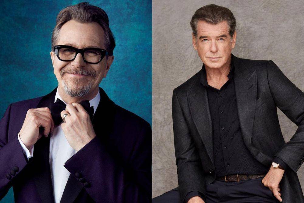Gary Oldman dan Pierce Brosnan (instagram.com/darkesthour | instagram.com/piercebrosnanofficial)