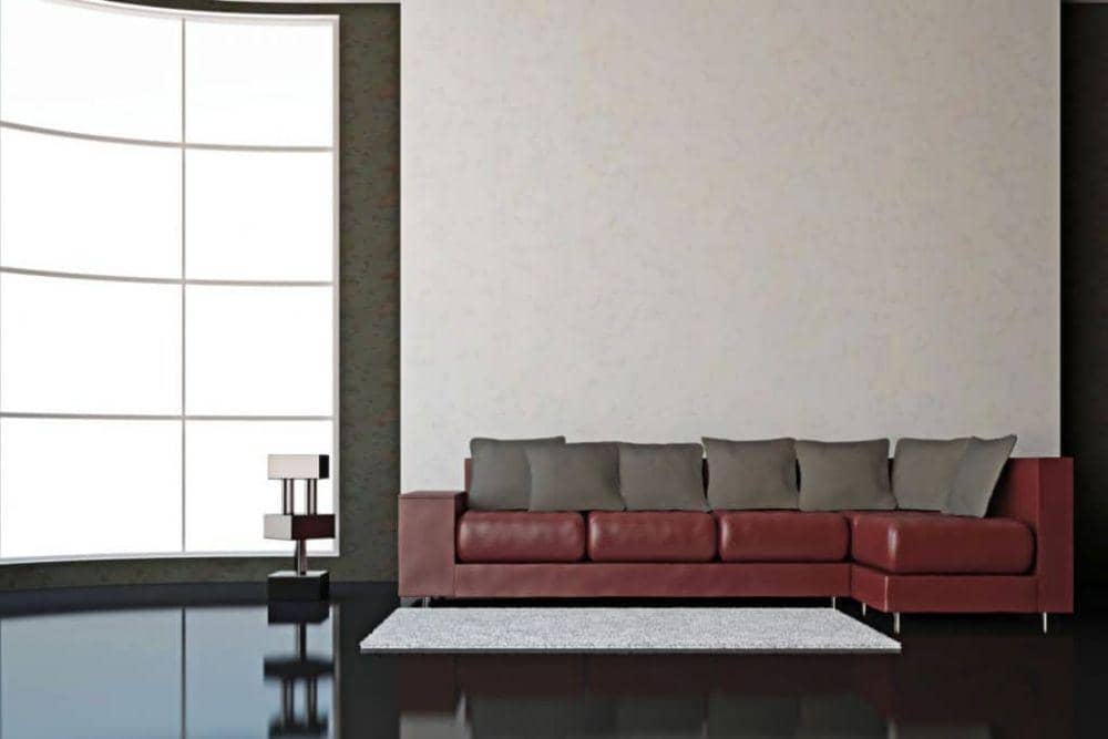 ilustrasi ruang tamu bernuansa warna burgundy (homedecorbliss.com)