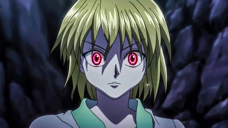 Kurapika red eyes. Dok. Madhouse