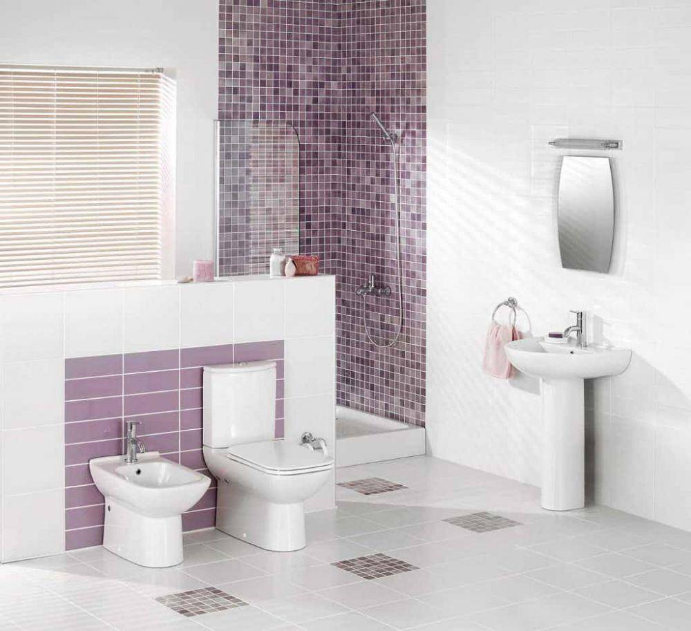 ilustrasi kamar mandi bernuansa ungu (homedecorbliss.com)
