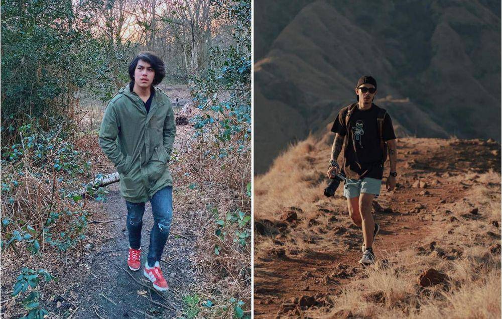 potret artis pria plesiran ke alam (instagram.com/elelrumi | instagram.com/fandych)