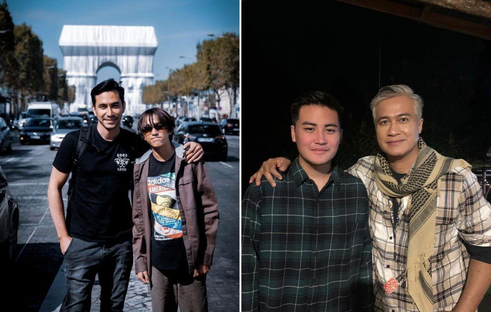 Ayah Rasa Sahabat, 10 Potret Kompak Seleb Pria dan Anak Bujangnya