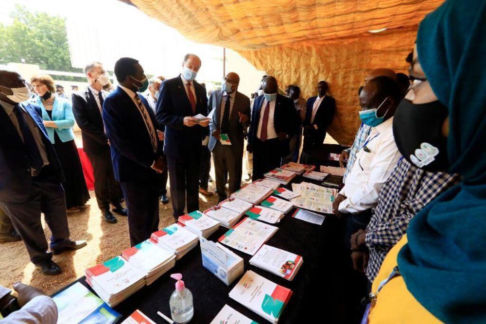 Presiden World Bank, David Malpass saat berkunjung ke Sudan. (twitter.com/David Malpass)