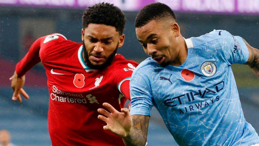 potret Joe Gomez dan Gabriel Jesus (skysports.com)