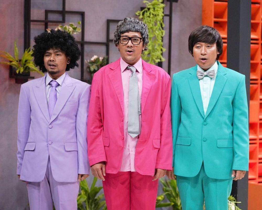Wendi Cagur, Andre Taulany, dan Denny Cagur (instagram.com/dennycagur)
