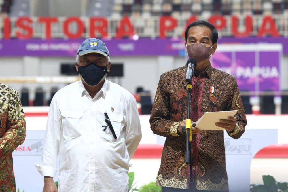 Presiden Jokowi meresmikan venue di PON XX Papua (Dok.Biro Pers Kepresidenan)