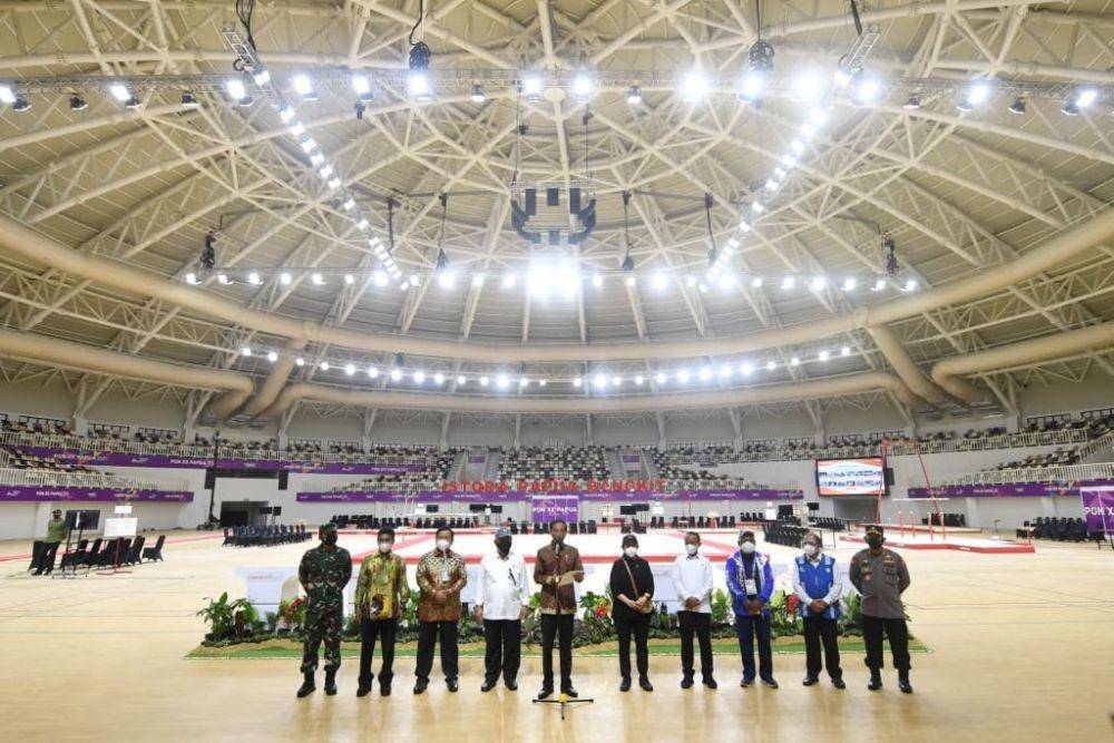 Presiden Jokowi meresmikan venue di PON XX Papua (Dok.Biro Pers Kepresidenan)